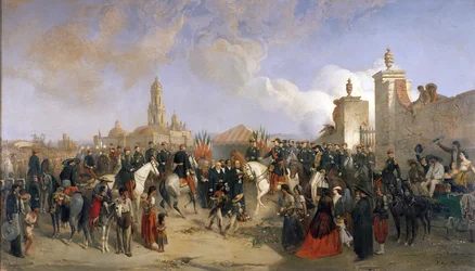 Wejście francuskiego korpusu ekspedycyjnego do Mexico City, 10 czerwca 1863, 1869